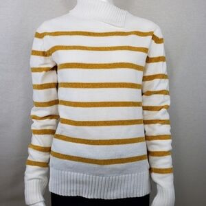 Gold stripped sweater